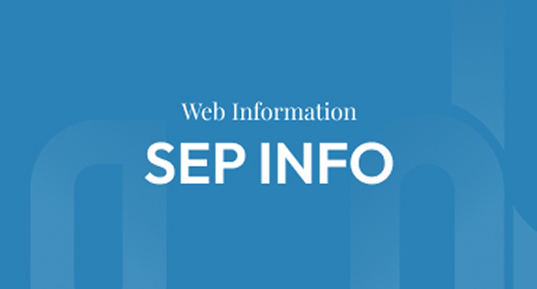 SEP INFO